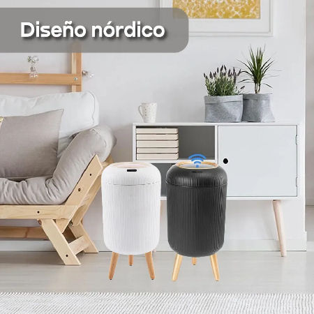 CESTO DE BASURA AUTOMATICO WAGGS TRSH01 9LTS TRSH-1084